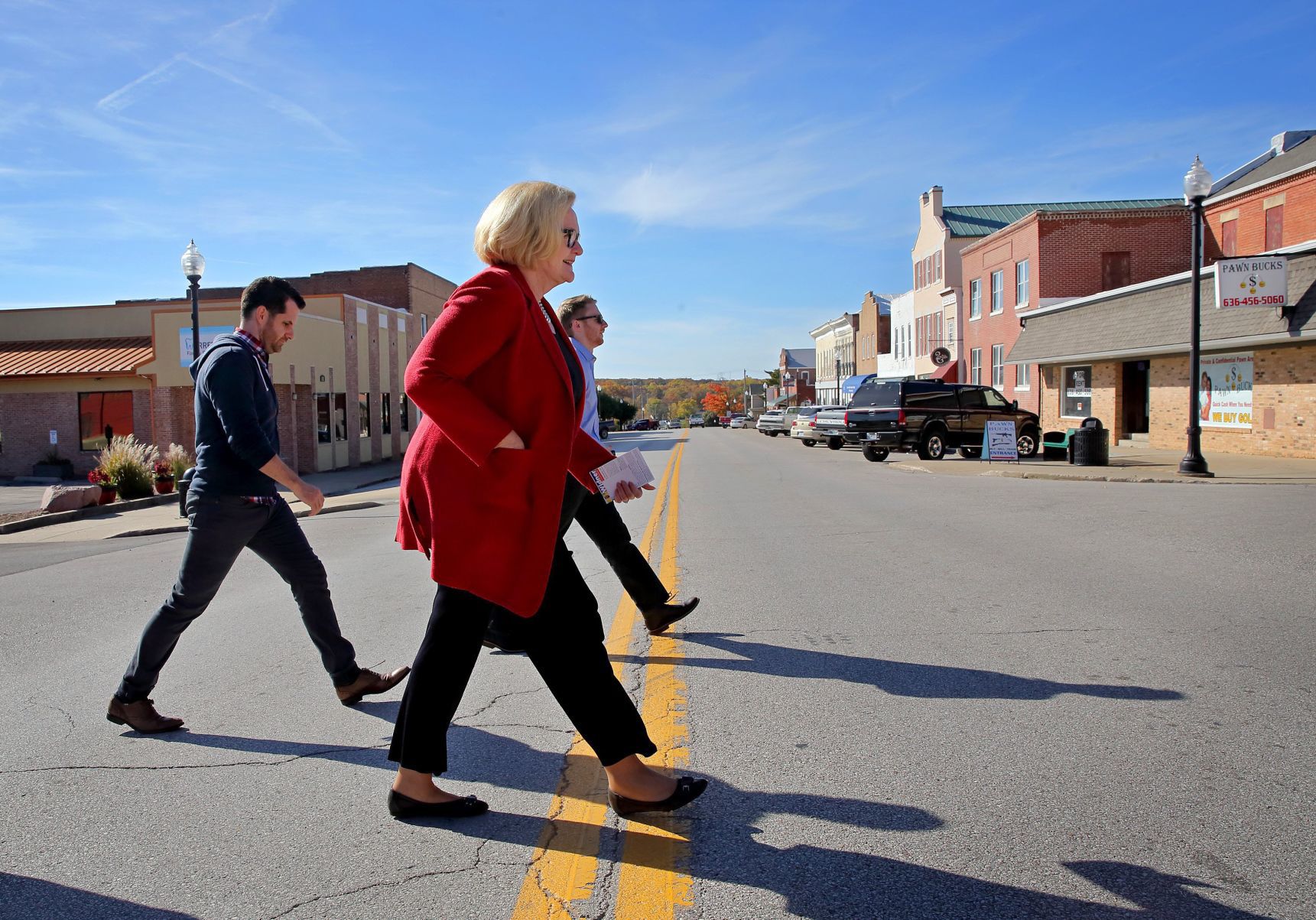 Claire McCaskill campaigns to keep Senate seat